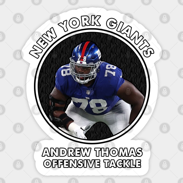 ANDREW THOMAS - OT - NEW YORK GIANTS Sticker by Mudahan Muncul 2022